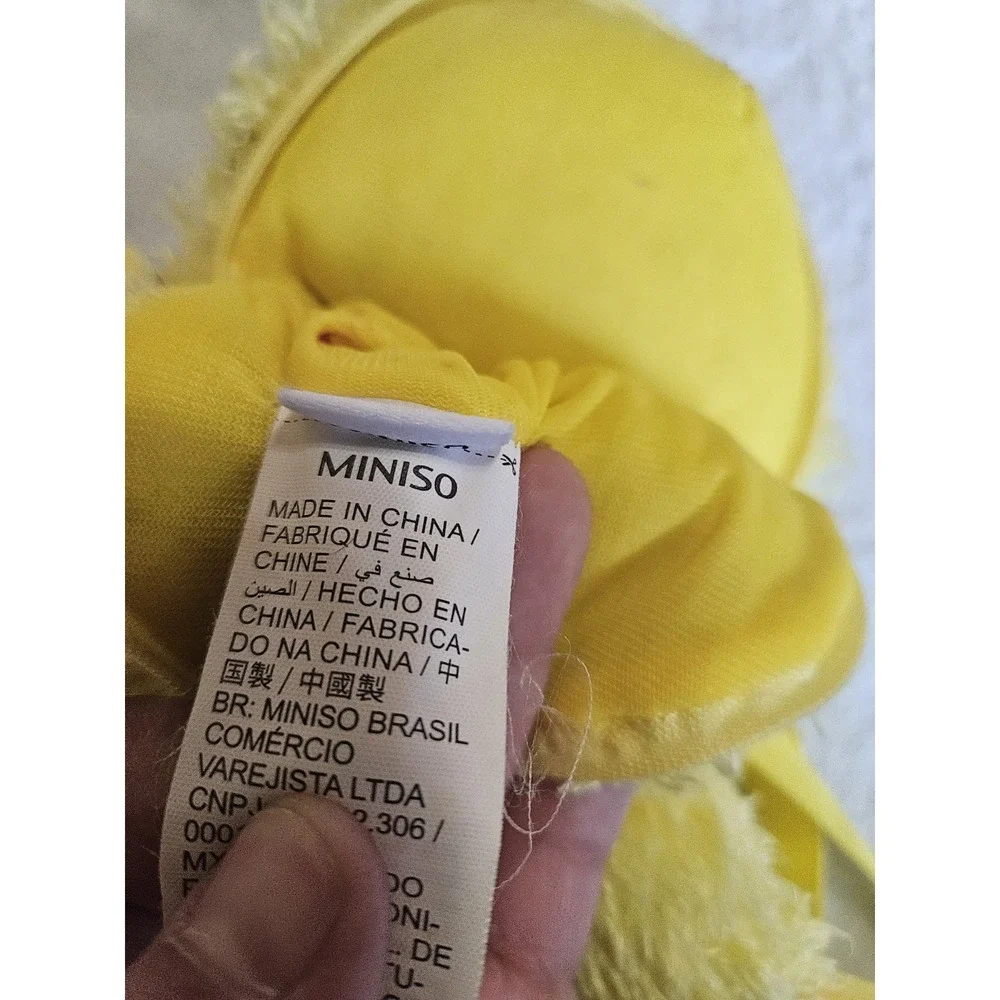 Sesame Street Big Bird Backpack Miniso 2019 Plush Yellow Rare Bag